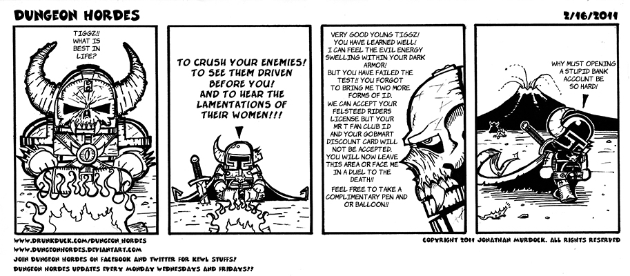 Dungeon Hordes - funny comics, comics, web comics, webcomics, webcomic, online webomics