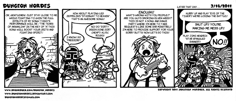 Dungeon Hordes - web comics, webcomics, comics, comic, publish your webcomic, comics online, cartoon comics