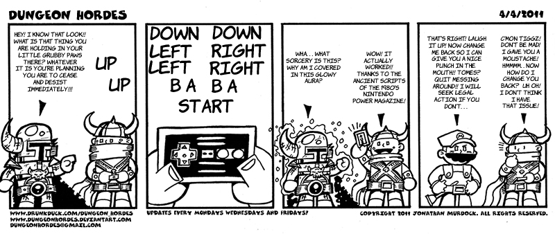 Dungeon Hordes - web comic, webcomic, funny comics