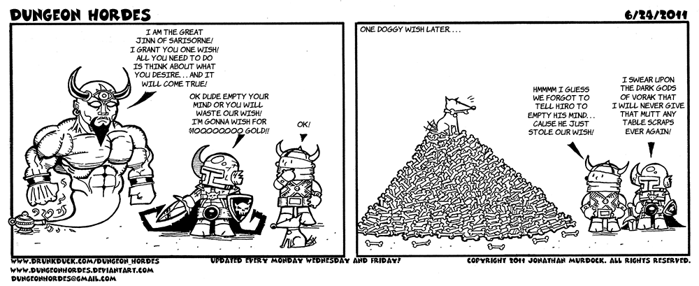 Dungeon Hordes - funny comics, online comic, webcomics, comics