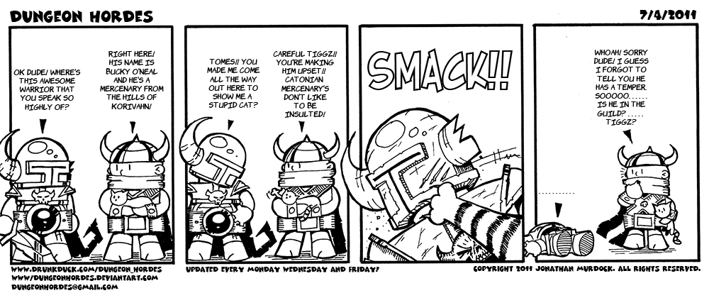 Dungeon Hordes - funny comics, web comic, cartoon comics, online comic, comics to read online, webcomics