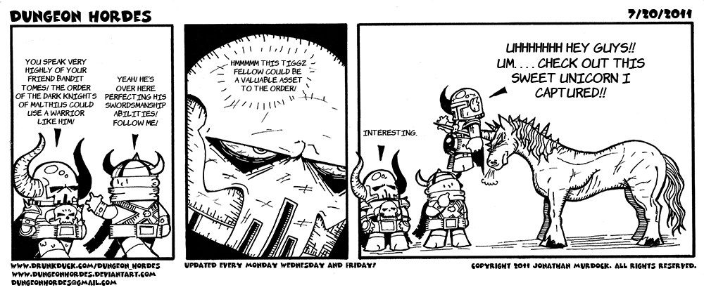 Dungeon Hordes - web comic, webcomics, comics to read online, cartoon comics, funny comics, read comics online