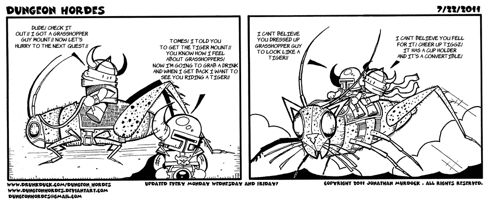 Dungeon Hordes - funny comics, webcomics, cartoon comics, online comic