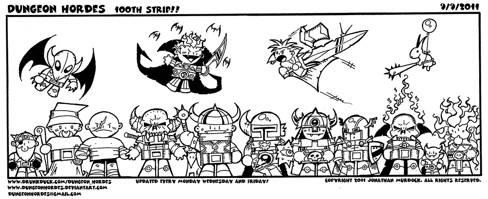 Dungeon Hordes - web comics, comics online, funny comics, comic, webcomic