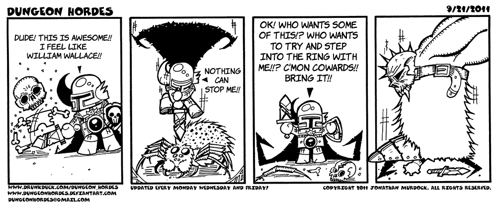 Dungeon Hordes - web comics, read webcomics, publish your webcomic, comics online