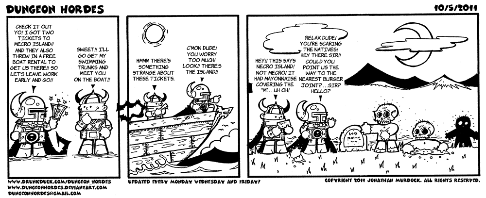 Dungeon Hordes - online webomics, cartoon comics