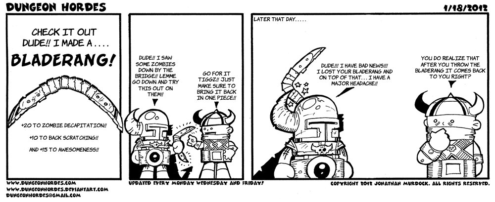 Dungeon Hordes - online webomics, web comics, free online comic, webcomic