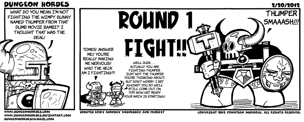 Dungeon Hordes - web comics, comics, funny comics, online comic, comics to read online