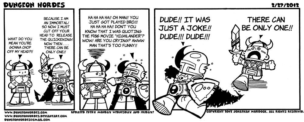 Dungeon Hordes - online comics, web comic, read comics online, webcomic, comics, web comics