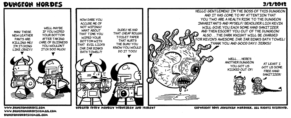 Dungeon Hordes - webcomics, comics online, online comic, web comic, online webomics, webcomics, comics