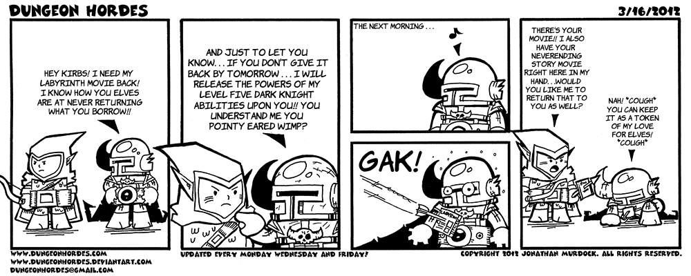 Dungeon Hordes - comic books, cartoon comics, webcomics, online webomics, comic book heroes