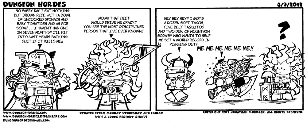 Dungeon Hordes - web comic, cartoon comics, publish your webcomic