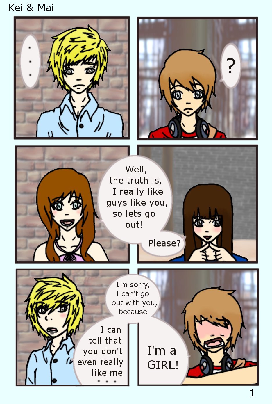 Kei & Mai - cartoon comics, web comics, comic books, webcomic, webcomics, online comic