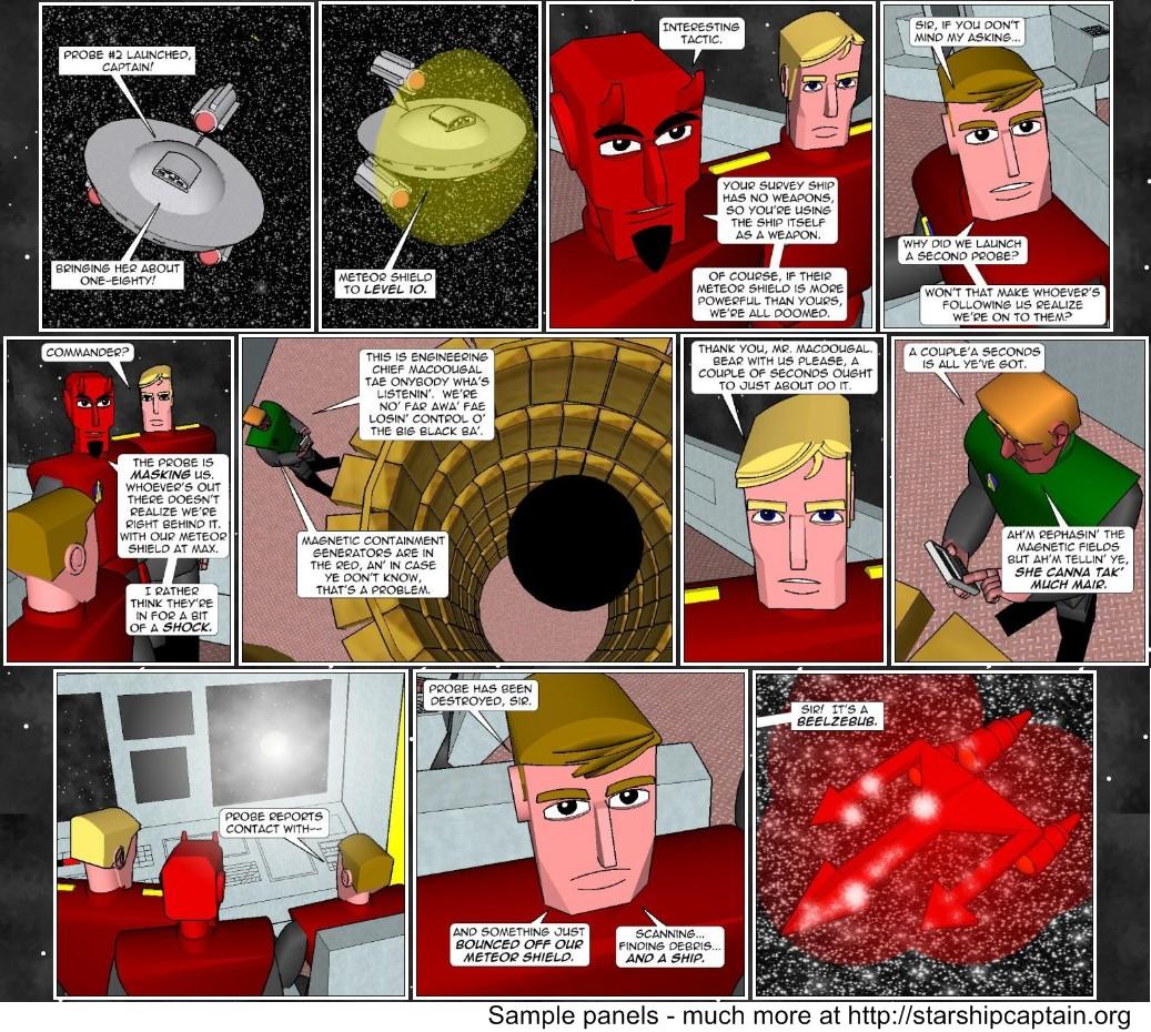 Starship Captain - comic book artist, comics, comic book, web comic, comics read online