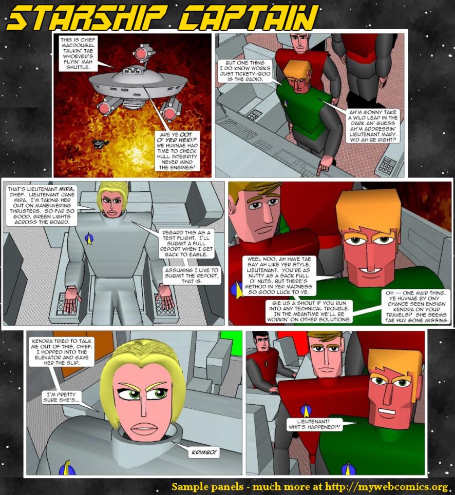 Starship Captain - web comics, cartoon comics, online comics, comic book reader, online comic, comic books, online comic book store