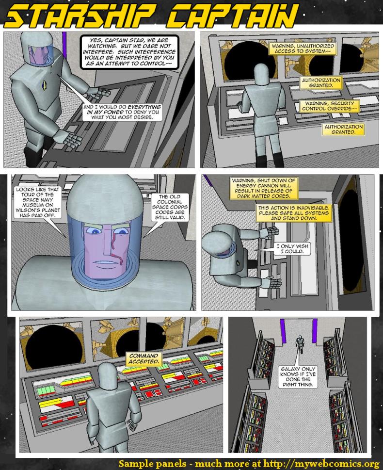 Starship Captain - webcomic, comic book, comics, read webcomics, comic book characters