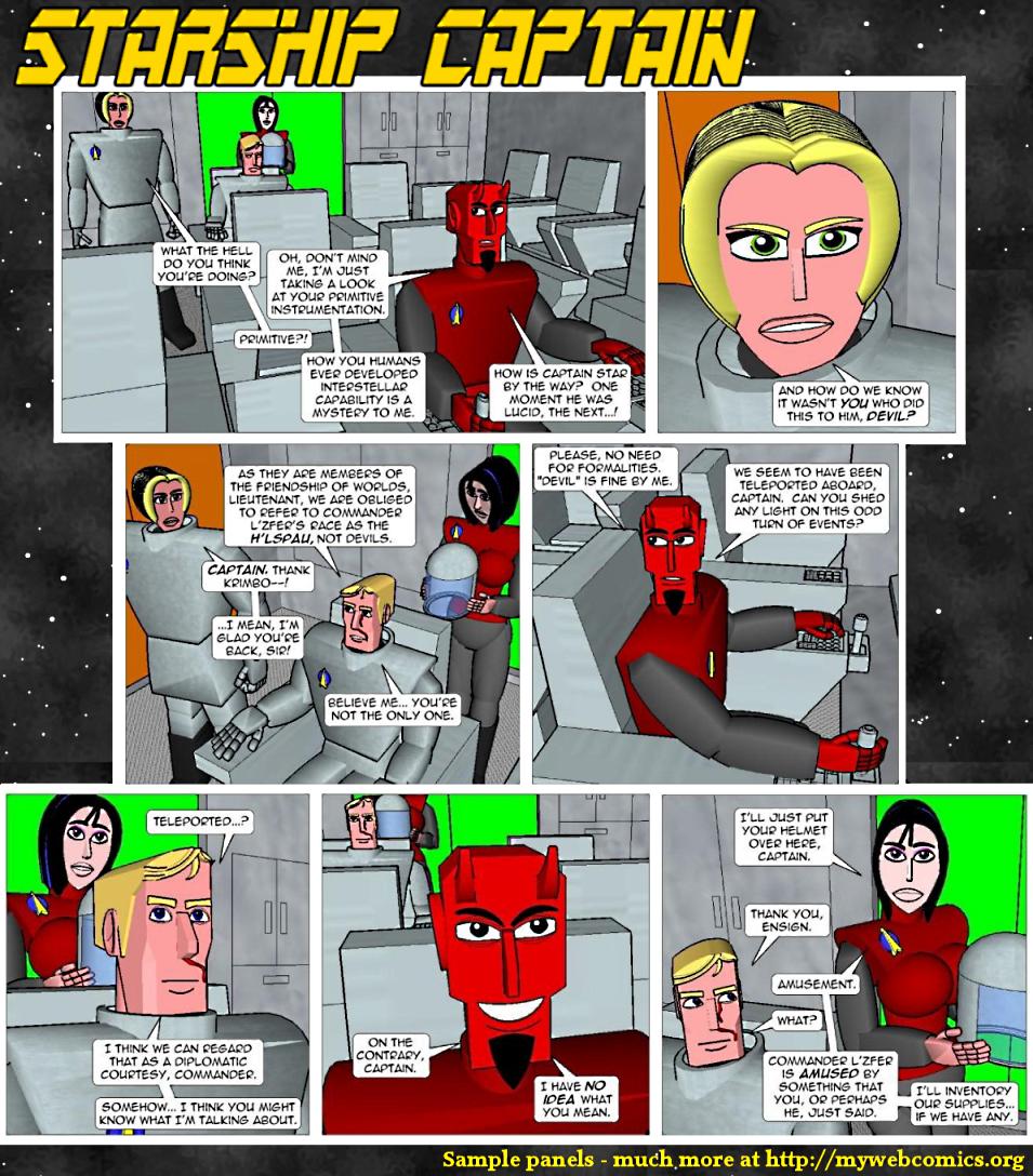 Starship Captain - online comic book, online webomics, comics online, comic book characters, comic, free comics