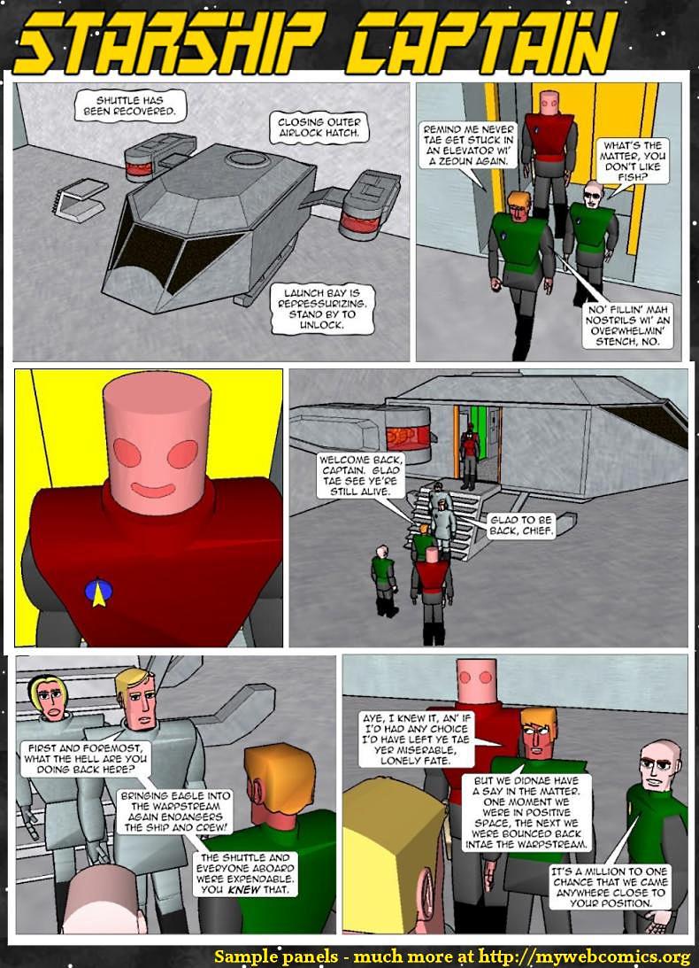 Starship Captain - free online comic, webcomic, webcomics, comics, read webcomics, comic book, comic book heroes, web comic