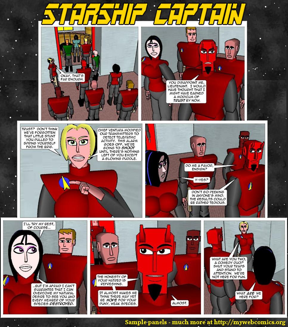 Starship Captain - comics, comic book artist, cartoon comics, webcomics, read webcomics, publish your webcomic