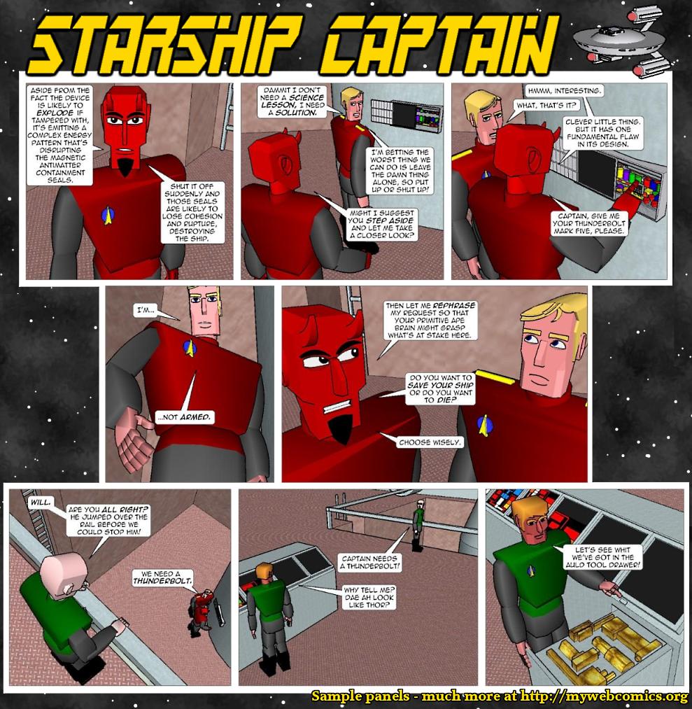 Starship Captain - webcomic, online comic, comics, free online comic, web comics