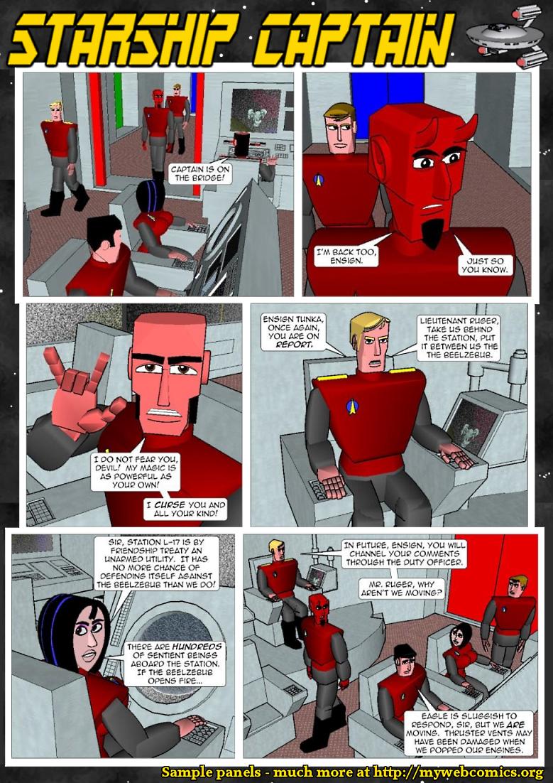 Starship Captain - comics marvel, comic book characters, comic book artist, online webomics, webcomics