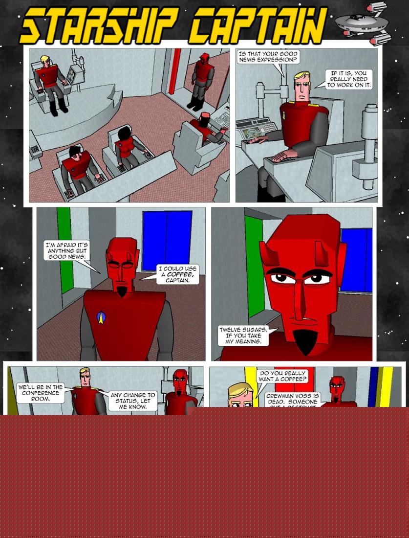 Starship Captain - comic book, comic book artist, cartoon comics, webcomic, online webomics, web comic, read webcomics