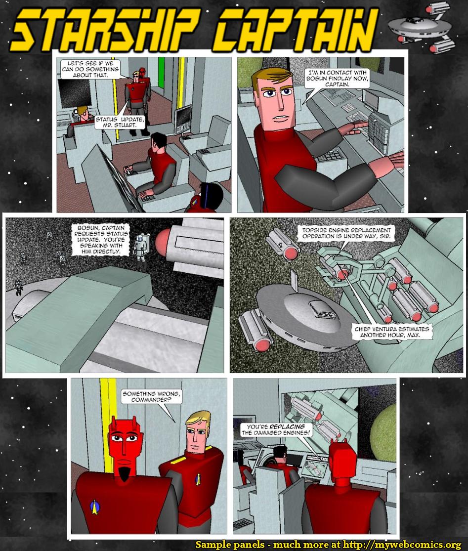 Starship Captain - online comic, online comics, webcomic, web comic, comics, comics marvel, comic book artist