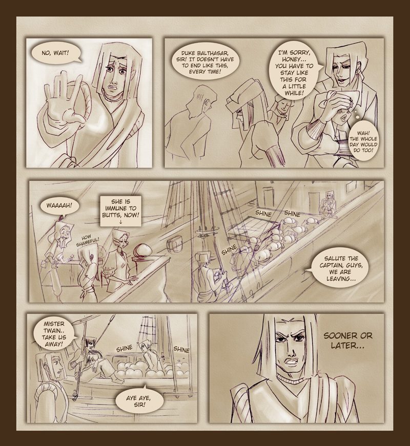 The Pirate Balthasar - cartoon comics, comics online, webcomic, web comics