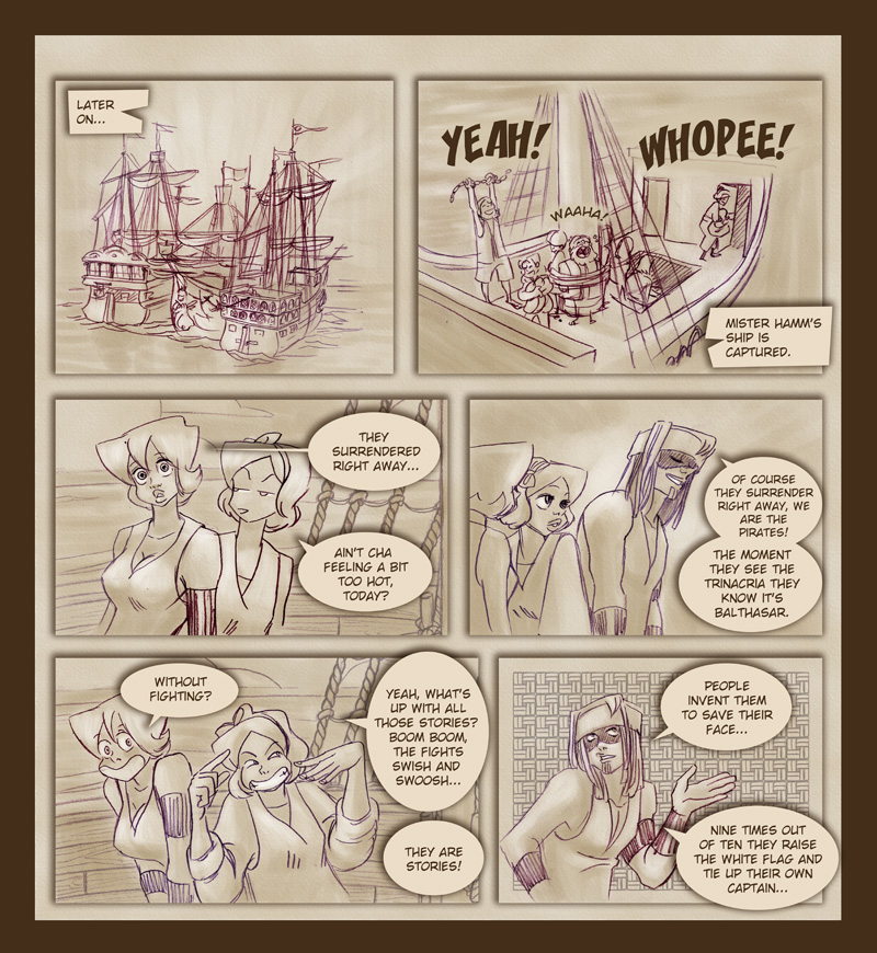 The Pirate Balthasar - funny comics, comics, online comics, webcomic