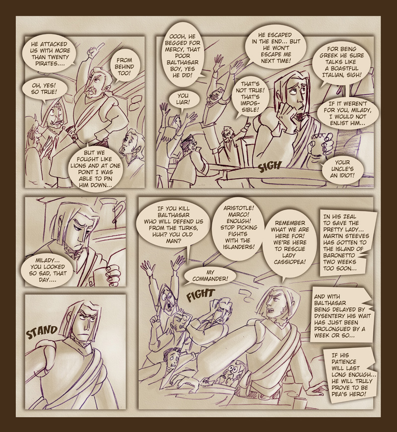 The Pirate Balthasar - web comics, cartoon comics, online comic, comics online